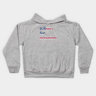 nobody for president funny election Kids Hoodie